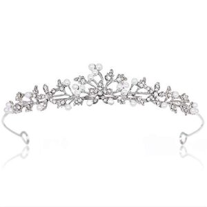 rhinestone crystal tiaras and crowns headband for women birthday pageant wedding prom princess crown (a-006)