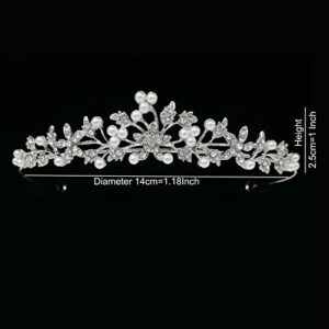 Rhinestone Crystal Tiaras and Crowns Headband For Women Birthday Pageant Wedding Prom Princess Crown (A-006)