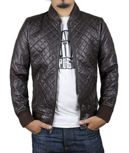 laverapelle men's genuine lambskin leather jacket (brown, extra small, polyester lining) - 1801006