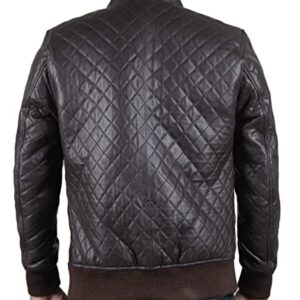 Laverapelle Men's Genuine Lambskin Leather Jacket (Brown, Extra Small, polyester Lining) - 1801006