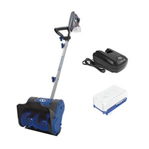 snow joe 24v-ss10 24-volt 10-inch 4-ah cordless snow shovel, kit (w/4-ah battery + quick charger)
