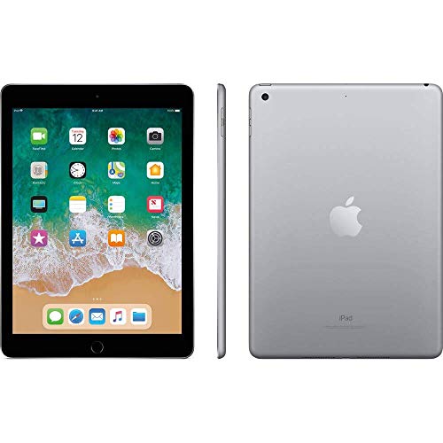 2018 Apple iPad (WiFi, 128GB) Space Gray (Renewed)