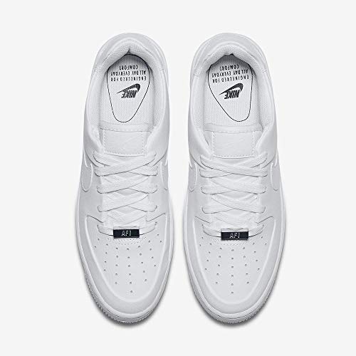 Nike Womens WMNS Air Force 1 Sage Low AR5339 100 Triple White - Size 12W