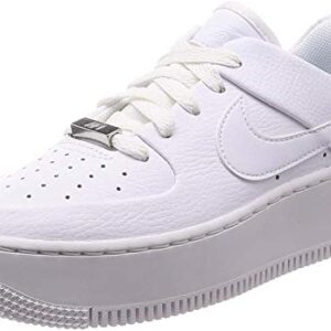 Nike Womens WMNS Air Force 1 Sage Low AR5339 100 Triple White - Size 12W