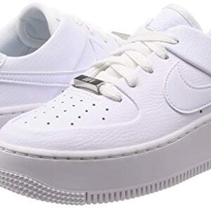 Nike Womens WMNS Air Force 1 Sage Low AR5339 100 Triple White - Size 9W