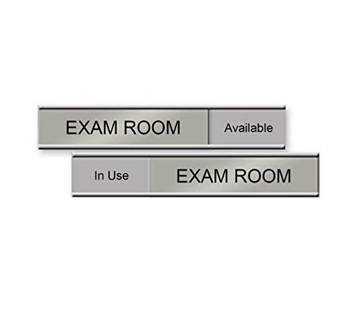 Exam Room Slider Sign, 6" x 1" "Available/In Use" - Made in the USA!