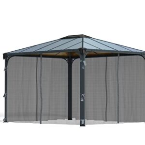 Palram - Canopia Palermo/Milano/Martinique Gazebo Netting Set - 4 Pieces