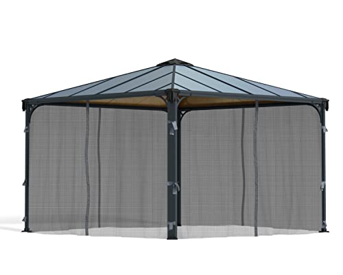 Palram - Canopia Palermo/Milano/Martinique Gazebo Netting Set - 4 Pieces