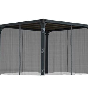 Palram - Canopia Palermo/Milano/Martinique Gazebo Netting Set - 4 Pieces