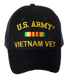 artisan owl officially licensed u.s. army vietnam veteran embroidered adjustable baseball cap