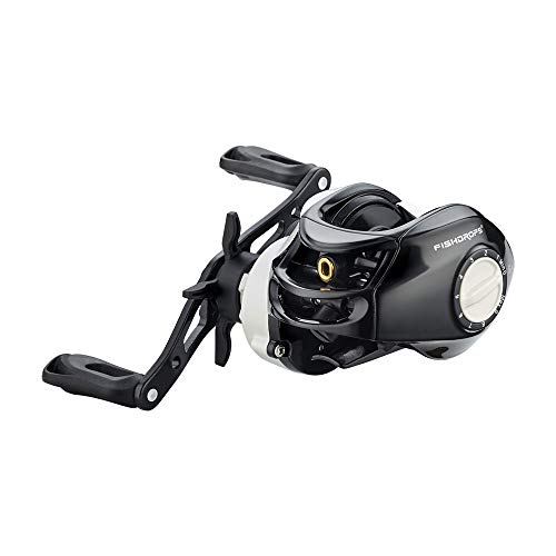 Fishdrops Baitcasting Reels Light Weight & Smooth, 12.12 LB Max Drag, Classic Gear Ratio 6.3:1 Low Profile Baitcaster, 6+ 1 Ball Bearings Anti-Corrosion Baitcasting Fishing Reel