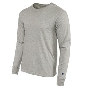 Champion Mens Long-Sleeve Ringspun T-Shirt (CP15) -Oxford GRE -2XL