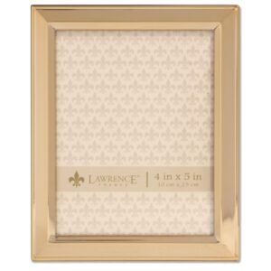lawrence frames 4x5 gold metal classic bevel picture frame