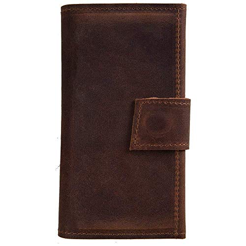 Brown Leather iPhone XR Magnetic Detachable Wallet Case, Customized Full Grain Leather Cover For iPhone XR, Wireless Charging, Laser Engrave