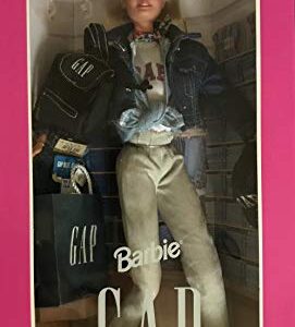 Barbie Gap Doll w Black HAT has Gap Decal, Black Backpack has Gap Decal, Pair Gap Blue Jeans, & More (1996)