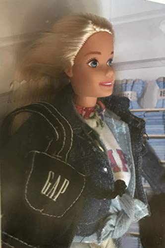 Barbie Gap Doll w Black HAT has Gap Decal, Black Backpack has Gap Decal, Pair Gap Blue Jeans, & More (1996)