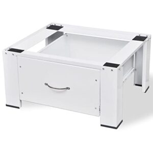 vidaXL Washing Machine Pedestal w/ Storage Drawer Stand Raiser Utility Room