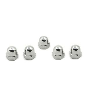 alpha rider 5pcs m10 dome acorn cap cover nut 10mm x 1.25 thread pitch wrench size 16mm for honda