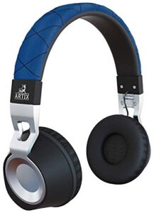 artix cl650 wired headphones for kids & adults — noise cancelling computer headphones wired with mic & volume control, plug in headphones for laptop, corded headphone on / over ear with wire 3.5mm