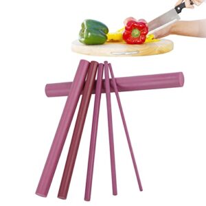 6pcs 3000 grits ruby sharpening stone cylindrical whetstone sharpener professional knife polishing grinding tool, 2~10mm