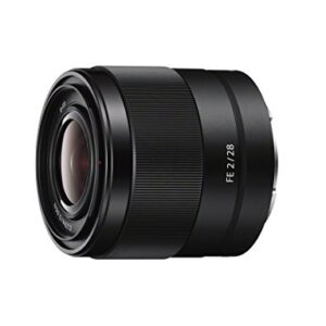 Sony SEL28F20 FE 28mm f/2-22 Standard-Prime Lens for Mirrorless Cameras (Renewed)