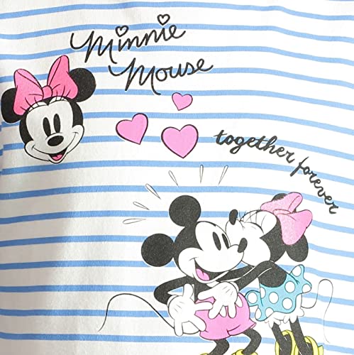 Disney Minnie Mouse Infant Baby Girls Fashion Short Sleeve Dress Blue/Pink 24 Months