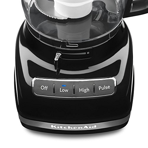 KitchenAid KFP1133OB 11-Cup Food Processor with Exact Slice System - Onyx Black (Renewed)