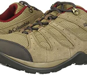 Columbia Women's Redmond V2 Waterproof, Pebble/Beet, 9