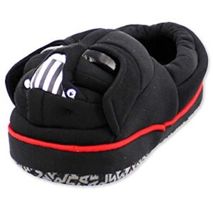 Josmo Kids Star Wars Darth Vader Toddler Boy's Plush A-Line Slippers with 3D Head (11-12 M US Little Kid, Black)