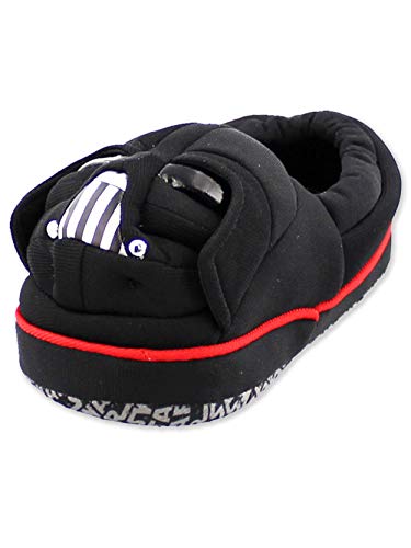 Josmo Kids Star Wars Darth Vader Toddler Boy's Plush A-Line Slippers with 3D Head (11-12 M US Little Kid, Black)