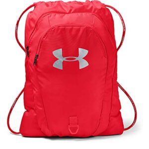under armour adult undeniable 2.0 sackpack , red (600)/silver , one size fits all