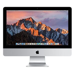 Apple iMac MNDY2LL/A 21.5 Inch, 3.0GHz Intel Core i5, 8GB RAM, 1TB HDD, Silver (Renewed), macOS High Sierra