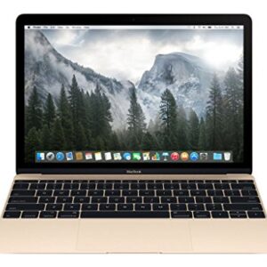 Apple MacBook MK4N2LL/A 12-Inch Laptop with Retina Display (Gold, 512 GB) OLD VERSION (Refurbished)