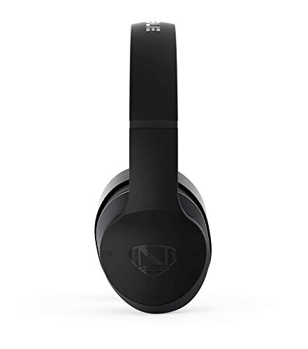 NCREDIBLE AX1 Bluetooth Wireless Headphones, Enhanced APT-X Audio, Tuned by Nick Cannon, Foldable Headset, Adjustable Padded Headband, Soft Ear Cushions, Built-in Mic, Ear Cup Controls (Gunmetal)