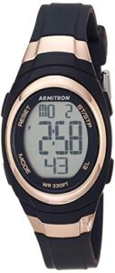 armitron sport women's quartz sport watch with resin strap, blue, 11.8 (model: 45/7034rnv)