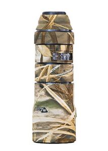 lenscoat cover camouflage neoprene lens cover protection olympus 300mm f4, realtree max4 (lco3004m4)