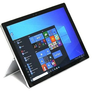 Microsoft Surface Pro 4 Intel i5-6300U X2 2.4GHz 256GB 8GB 12.3in, Silver (Renewed)