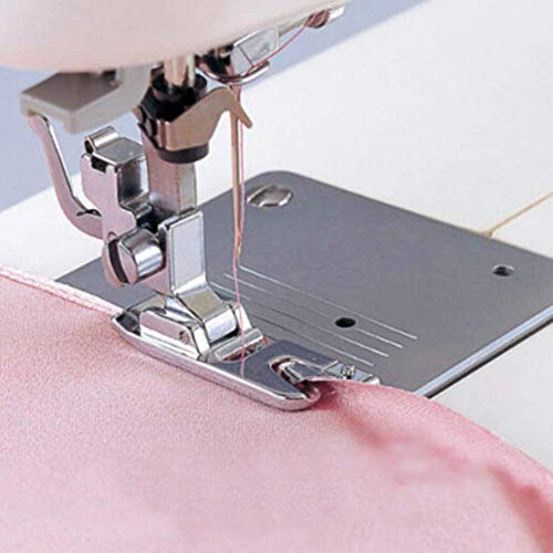 3Pcs Narrow Rolled Hem Sewing Machine Presser Foot Set (3mm, 4mm and 6mm) for All Low Shank Snap-On Singer, Brother, Babylock, Euro-Pro, Janome, Kenmore, White, Elna Sewing Machines