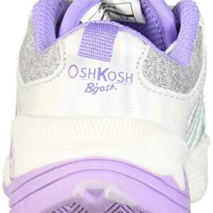 OshKosh B'Gosh Baby-Girl's SYMPSON Sneaker, Light Grey, 8