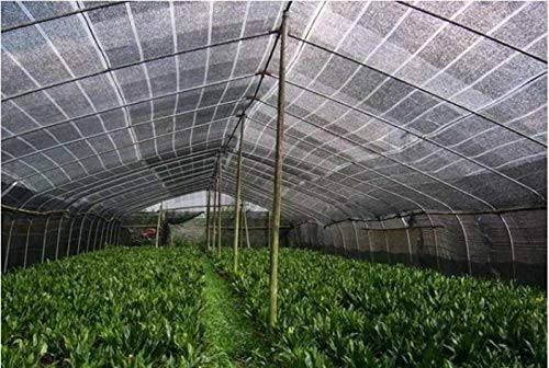 Shade Cloth Sunblock Mesh 6.5FTX6.5FT with 16 Aluminum Grommets Easier to Hang, UV Resistant Shade Sun Black Net Cloth for Greenhouse Flowers Plants Patio Lawn Mesh