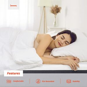 PrimaSleep Modern 10 Inch Air Flow Gel Memory Foam Comfort Bed Mattress King