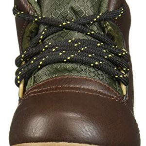 OshKosh B'Gosh Boys' Alder Ankle Boot, brown, 4 M US Toddler