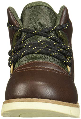 OshKosh B'Gosh Boys' Alder Ankle Boot, brown, 4 M US Toddler