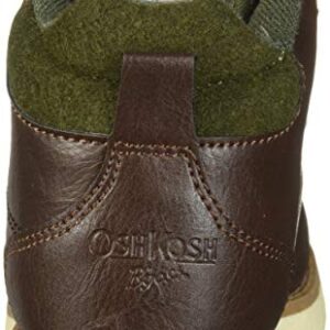 OshKosh B'Gosh Boys' Alder Ankle Boot, brown, 4 M US Toddler