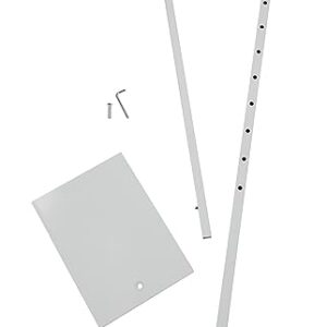 SSWBasics White Adjustable Single Costumer (Adjustable from 48" to 72")