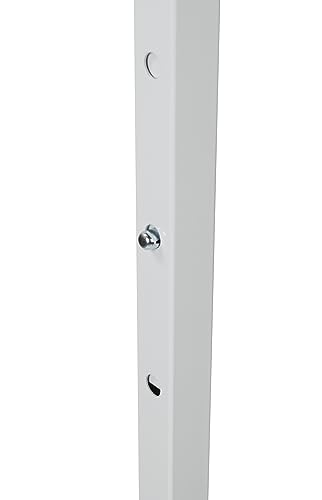 SSWBasics White Adjustable Single Costumer (Adjustable from 48" to 72")