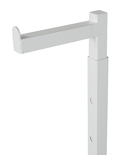 SSWBasics White Adjustable Single Costumer (Adjustable from 48" to 72")