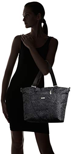 Baggallini womens Avenue Tote Top Handle Handbags, Midnight Blossom, One Size US