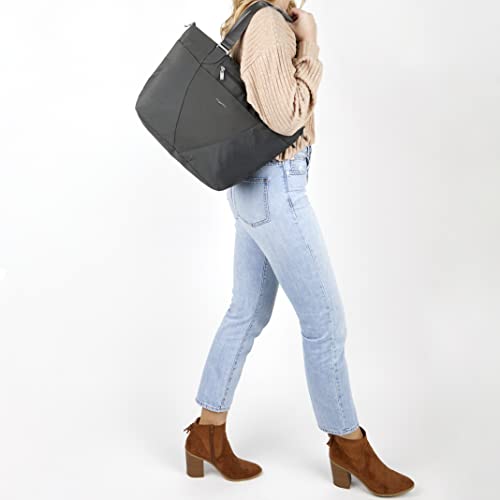 Baggallini womens Avenue Tote Top Handle Handbags, Midnight Blossom, One Size US