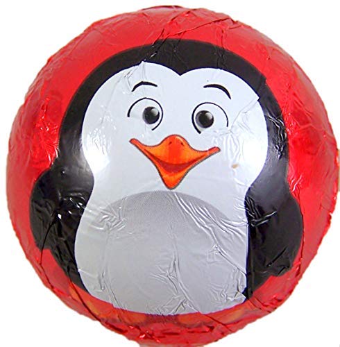 Peekaboo Penguin Milk Chocolate Balls with Marshmallow Penguins, Christmas Stocking Stuffer for Kids, Holiday Activities, (6 Pack)